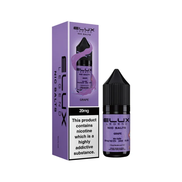 GRAPE-V1-1 Grape Elux Nic Salt 10ml