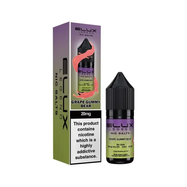 Grape-Gummy-Bear Grape Gummy Bear Elux Nic Salt 10ml