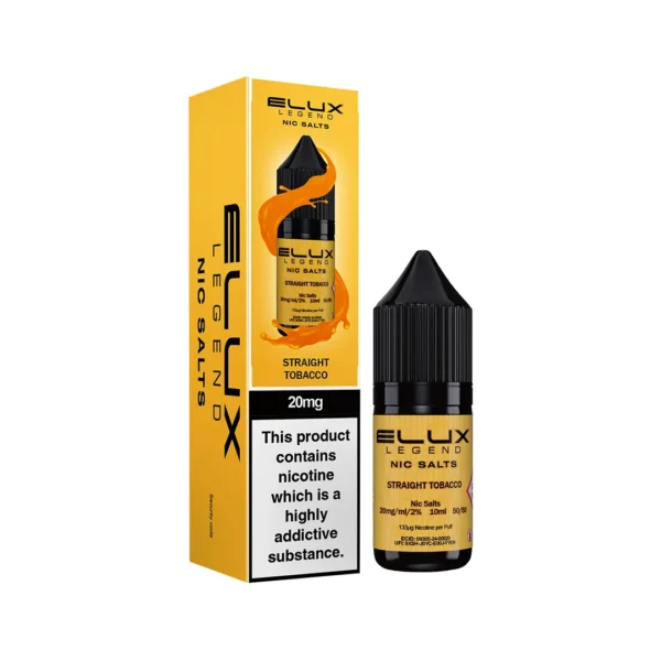 Straight Tobacco Elux Nic Salt 10ml