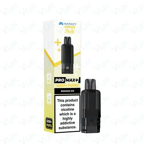 banana-ice--hayati-pro-max-plus-refills Hayati Pro Max 6k Pods