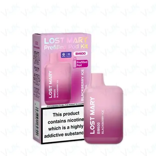 blackcurrant-ice--lost-mary-bm600-prefilled-pod-kits Lost Mary BM600 Prefilled Pod Kit