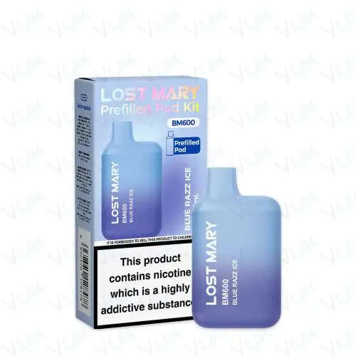 blue-razz-ice-lost-mary-bm600-prefilled-pod-vape-kit Lost Mary BM600 Prefilled Pod Kit