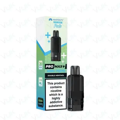 double-menthol--hayati-pro-max-plus-6000-refill-pod-containers Hayati Pro Max 6k Pods