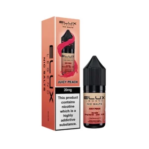 juicy-peach Juicy Peach Elux Nic Salt 10ml